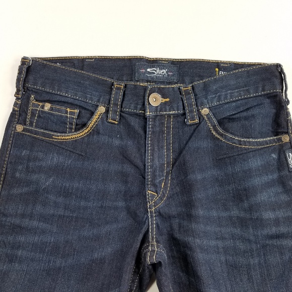 Silver Jeans Eddie EMC Denim Relax Straight Pants - Picture 3 of 8